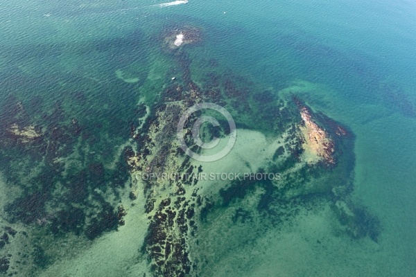 vue aerienne du Golfe du Morbihan 56