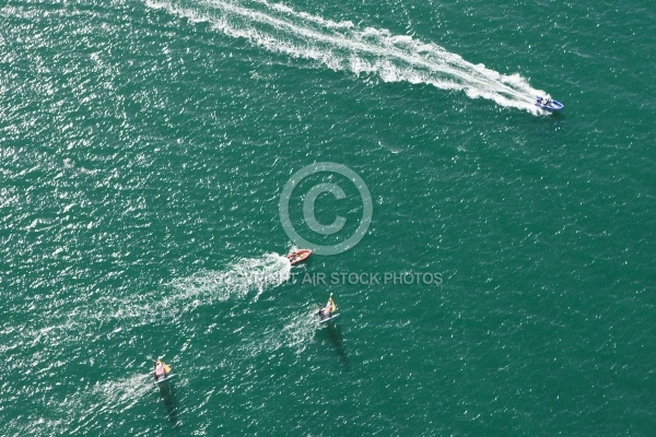 vue aerienne du Golfe du Morbihan 56