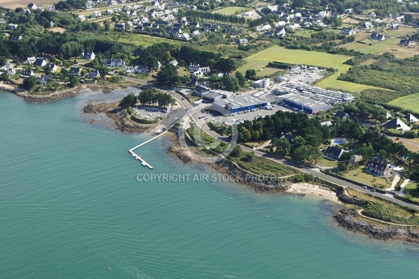 vue aerienne Kercadoret - St-Philibert - Golfe du Morbihan 56