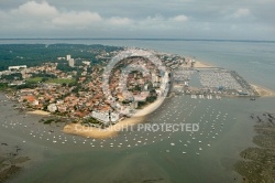 Vue aérienne d Arcachon, gironde, 33