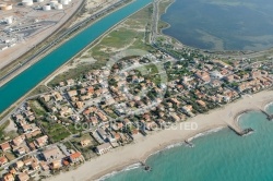 Vue aérienne de Frontignan-Plage 34