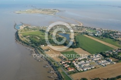 vue aérienne de L ïle Madame, Port-des-barques