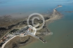 Vue aérienne de la pointe de la fumée à Fouras