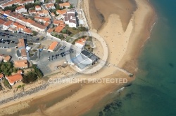 Vue aérienne de la Tranche-sur-Mer, Vendée 85