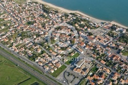 Vue aérienne de Île de Noirmoutier, La Guérinière , La tresson 