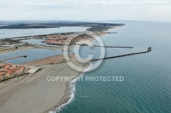 Vue aérienne de Port Leucate 11370