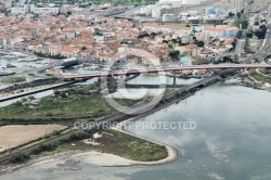 vue aérienne de Port-la-Nouvelle, 11210