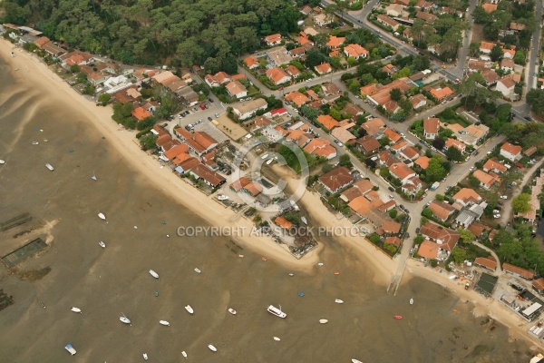 vue aérienne  Bassin d Arcachon, le Petit Piquey,33