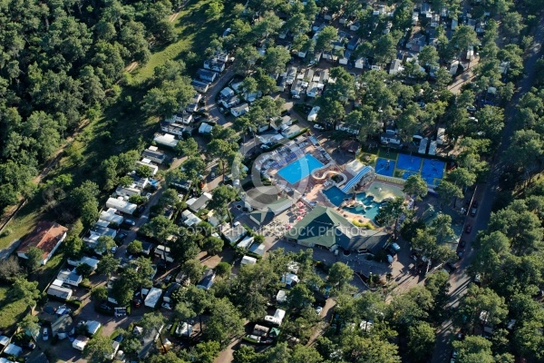 Vue aérienne camping Les Mathes