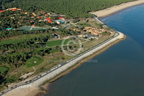 Vue aérienne club  de la Palmyre Les Mathes