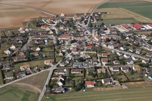 vue aérienne de Boinville-le-Gaillard 78660