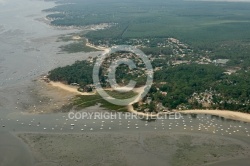 vue aérienne de Claouey, Bassin d Arcachon, Gironde, 33