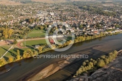 Vue aérienne de Cosne-Cours-sur-Loire