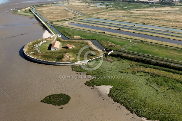 Vue aérienne de Fort Vasoux