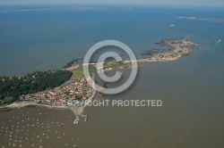 vue aérienne de Fouras, Pointe de la Fumée, Charente-Maritime