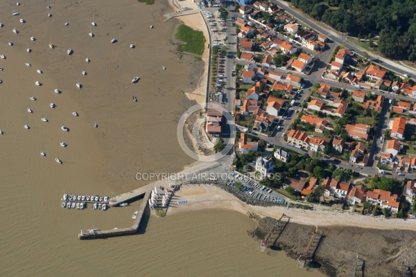 vue aérienne de Fouras port Nord, Charente-Maritime 17
