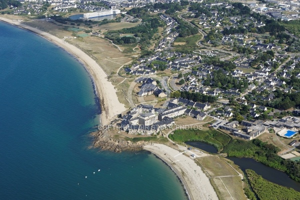 vue aérienne de Kerjouanno, Golfe du Morbihan 56