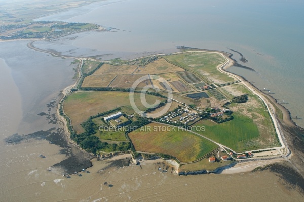 vue aérienne de l Île Madame , Charente-Maritime 17