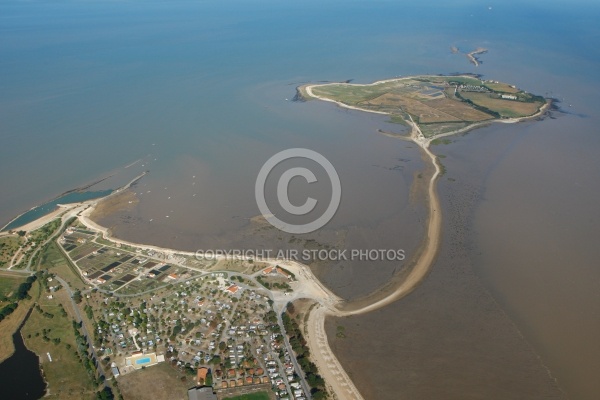 vue aérienne de l Île Madame , Charente-Maritime 17