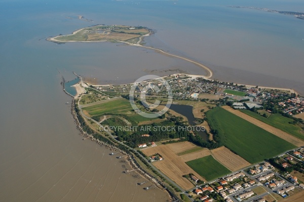 vue aérienne de l Île Madame , Charente-Maritime 17