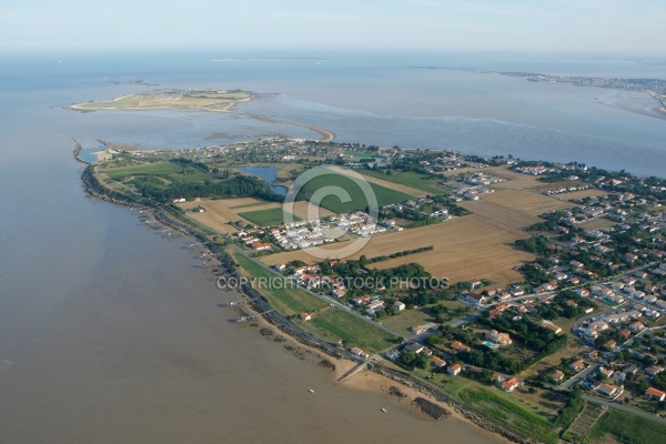 vue aérienne de L ïle Madame, Port-des-barques