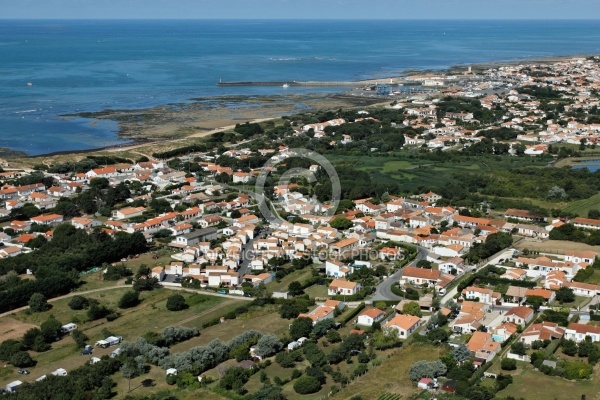 vue aérienne de La Cotinière, Saint-Pierre-d Oléron