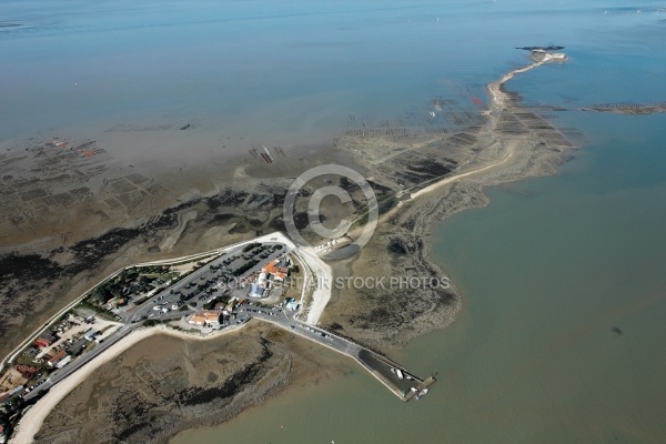 Vue aérienne de la pointe de la fumée à Fouras