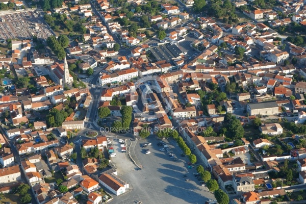 Vue aérienne de La Tremblade 17390, Charente-Maritime