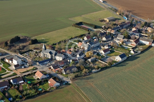 Vue aérienne de Paray-Douaville 78