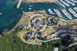 vue aérienne de Port Crouesty, Arzon, Golfe du Morbihan 56