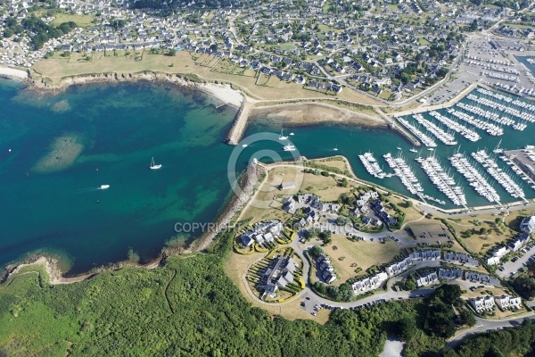 vue aérienne de Port Crouesty, Arzon, Golfe du Morbihan 56