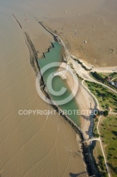 vue aérienne de Port-des-Barques, Charente-Maritime 17