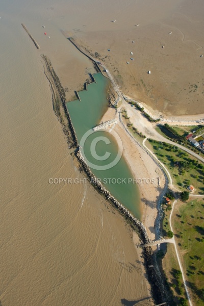 vue aérienne de Port-des-Barques, Charente-Maritime 17