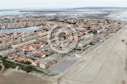 vue aérienne de Port-la-Nouvelle, 11210