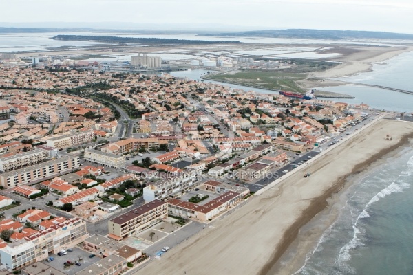 vue aérienne de Port-la-Nouvelle, 11210