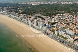 Vue aérienne de Saint Jean de Monts , Vendée 85