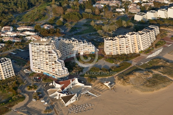 Vue aérienne de Saint Jean de Monts , Vendée 85