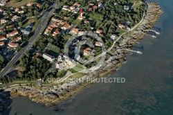 Vue aérienne de Saint-Palais-sur-Mer corniche de Terre-Nègre