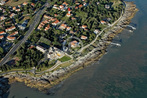 Vue aérienne de Saint-Palais-sur-Mer corniche de Terre-Nègre