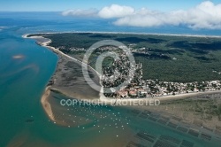 vue aérienne de Saint-Trojan-les-Bains sur l île d Oléron