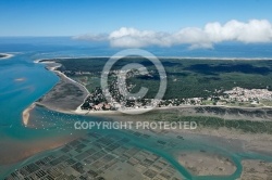 vue aérienne de Saint-Trojan-les-Bains sur l île d Oléron