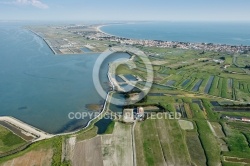 Vue aérienne de Île de Noirmoutier, La Guérinière , La tresson 