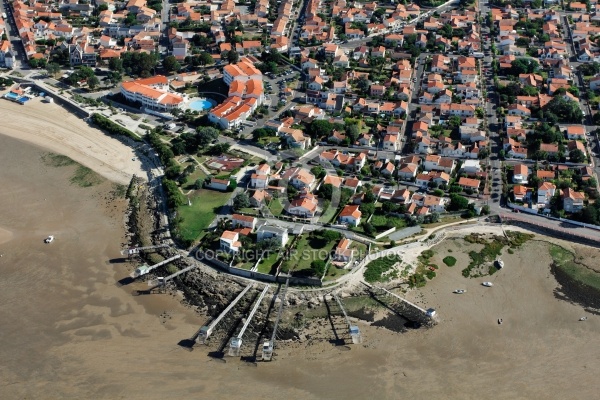 Vue aérienne des Carrelets à Fouras