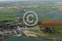 Vue aérienne des marais de la Guittière, Vendée 85 Vue aérienne des marais de la Guittière, Vendée 85