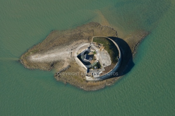 vue aérienne du Fort Enet , Charente-Maritime 17