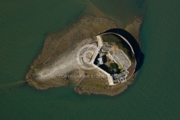 vue aérienne du Fort Enet , Charente-Maritime 17