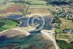 vue aérienne du Golfe du Morbihan , Locamariaquer, st Pierre Lop vue aérienne du Golfe du Morbihan , Locamariaquer, st Pierre Lop