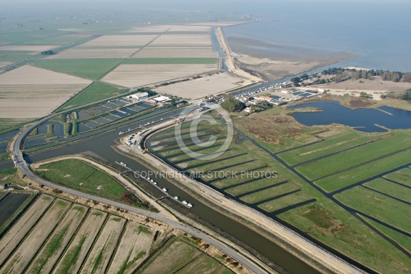 Vue aérienne du Port du Collet, Loire Atlantique 44