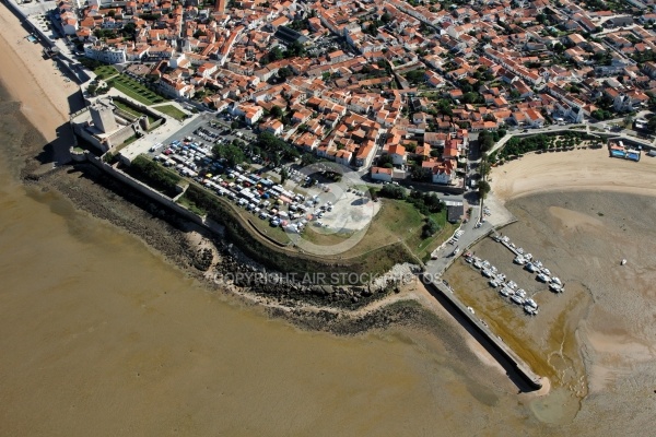 Vue aérienne Fort Vauban à Fouras