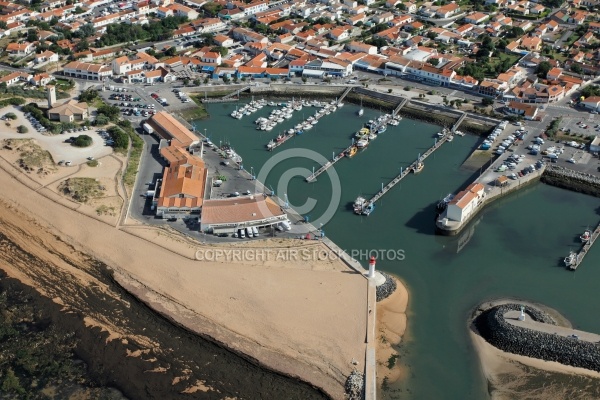 vue aérienne port de la Cotinière île d Oléron